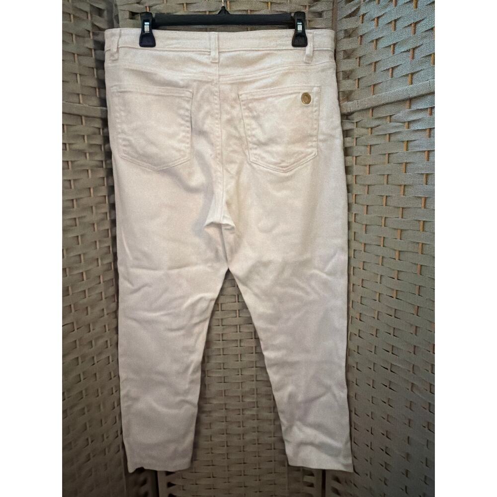 MICHAEL KORS Izzy Skinny Jeans White 12 Mid Rise Ankle Length Silhouette - Picture 7 of 13